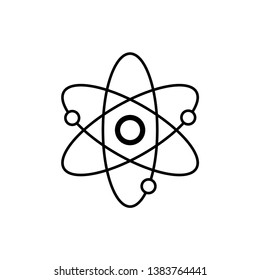 Atom Icon Symbol Vector Illustration - Vector