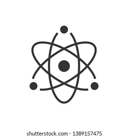 Atom Icon Symbol Vector Illustration