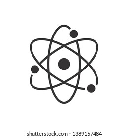 Atom Icon Symbol Vector Illustration