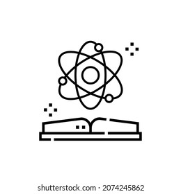 Icono Átomo Icono Ilustración del vector - Vector

