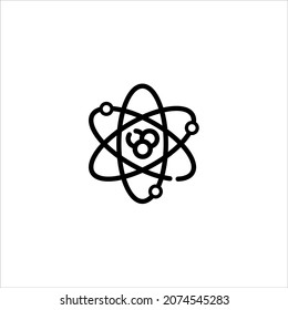 Atom Icon Symbol Vector Illustration - Vector
