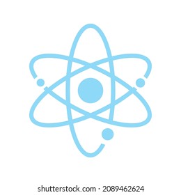 Atom Icon Symbol Vector Illustration