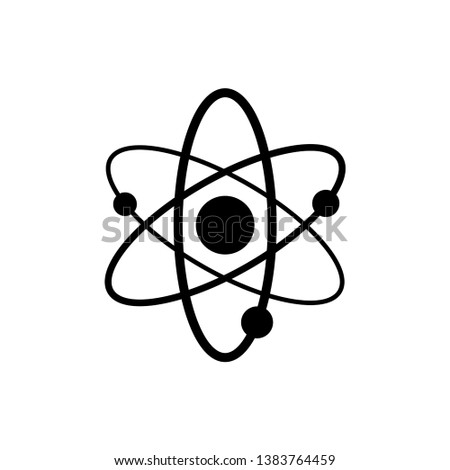 Atom Icon Symbol Vector Illustration - Vector