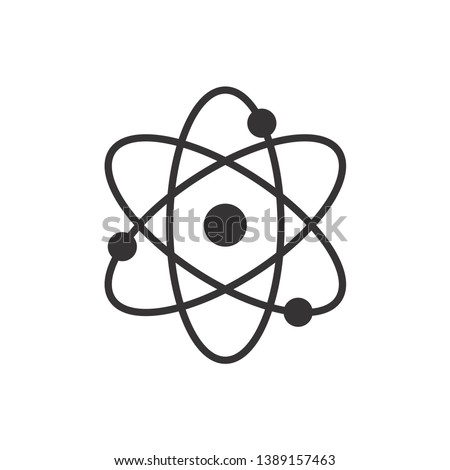 Atom Icon Symbol Vector Illustration