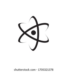 Atom-Symbol in der trendigen Design-Vektorillustration EPS10