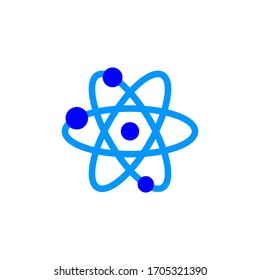 Atom Icon In Trendy  Design Vector Eps 10