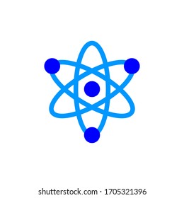 Atom Icon In Trendy  Design Vector Eps 10