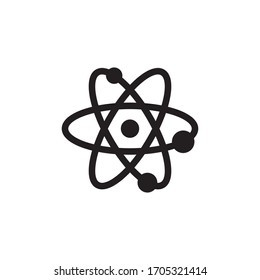 Atom Icon In Trendy  Design Vector Eps 10