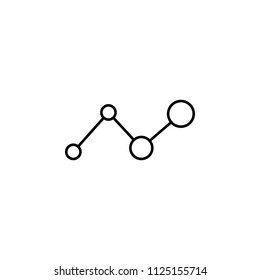 Atom Icon in trendy flat style isolated on grey background. Atom symbol for your web site design, logo, app, UI. Vector illustration, EPS10.