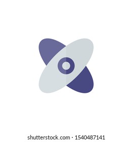Atom Icon , Universe Logo, Space Symbol .