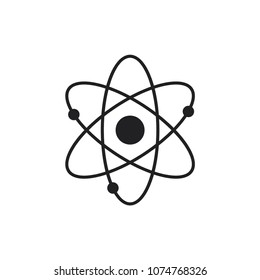 atom icon vector