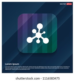 Atom Icon - vector icon