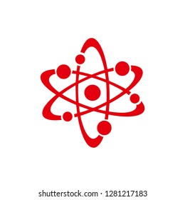 atom icon vector