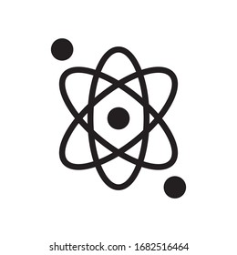 Atom icon vector design template