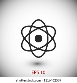 Atom icon, Vector EPS 10 illustration style