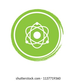 atom icon. vector illustration