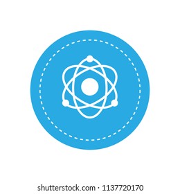 atom icon. vector illustration