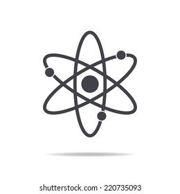 atom icon , vector illustration 