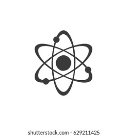 Atom icon, vector illustration design. Education objects collection.