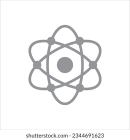 atom icon vector illustration symbol