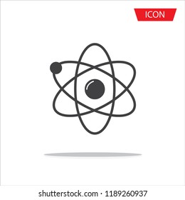 Atom Icon Vector Atom Symbols Stock Vector (Royalty Free) 662993254