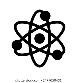 Atom Icon Vector Symbol Design Illustration