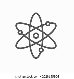 Atom icon vector , atom symbols.