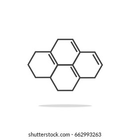 Atom icon vector , atom symbols.