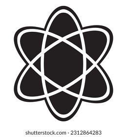 atom icon vector template illustration logo design