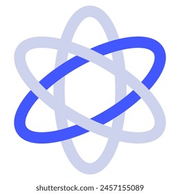 Atom icon for web, app, infographic, etc