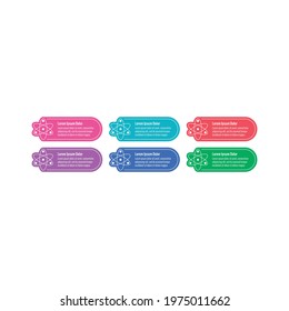 atom information template. six steps infographic template. infographic template for web, annual report, magazine, internet
