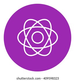 Symbol der Atom-Linie.