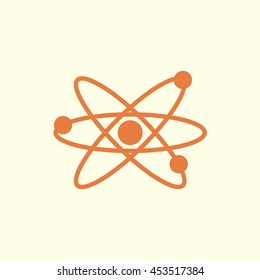 atom line icon