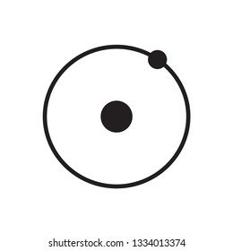 Atom logo template vector icon design
