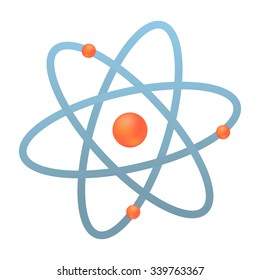 Atom, Logo, Vector Illustration