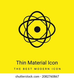 Atom-Symbol für hellgelbes Material