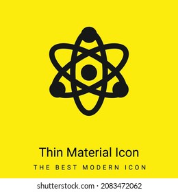 Atom-Symbol für hellgelbes Material