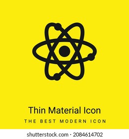 Atom-Symbol für hellgelbes Material