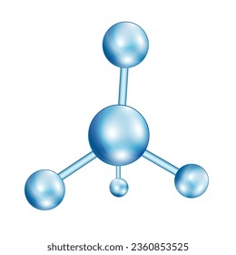 Zeichensymbol für das Atom-Molekül