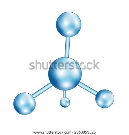 atom molecule art drawn icon