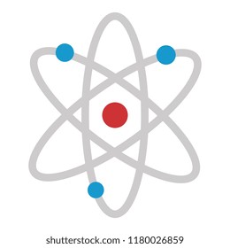 atom molecule isolated icon