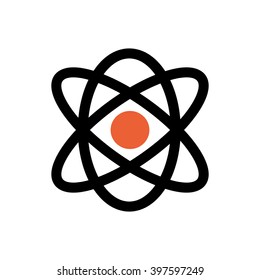 Atom, molecule line icon. Pixel perfect fully editable vector icon suitable for websites, info graphics and print media.