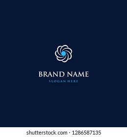 Atom Molecule Science Circle Modern Technology Abstract Creative Business Logo