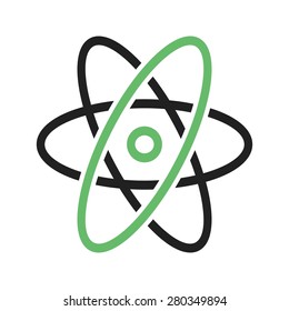 Atom, molecule, science icon vector image. Can also be used for energy and technology. Suitable for web apps, mobile apps and print media.