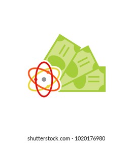 Atom Money Logo Icon Design