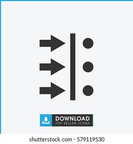 atom move icon illustration isolated vector sign symbol