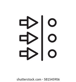 atom move icon illustration isolated vector sign symbol