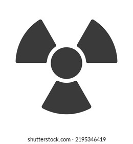 Atom nuclear power plant sign isolated on white background.Vector illustration.