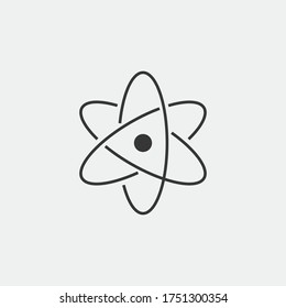 Atom-Nuklearvektorsymbol - Chemie