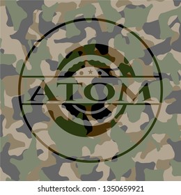Atom on camouflaged texture